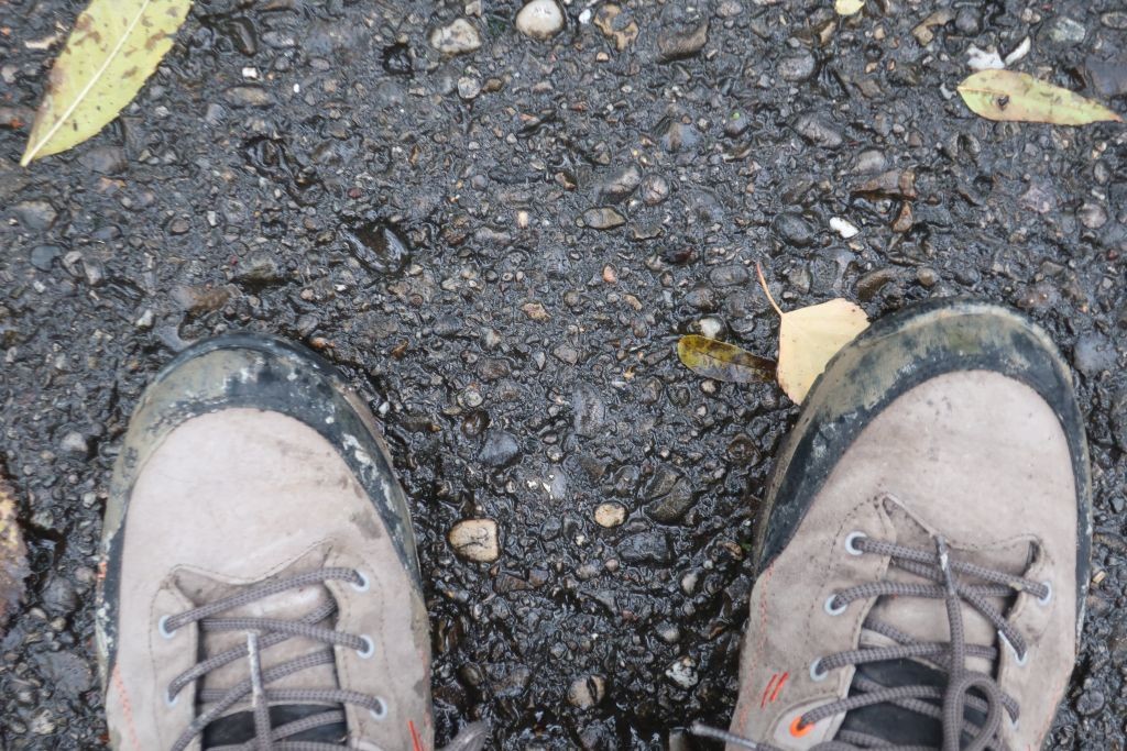 @Dominik: Ich will nicht wissen, wie deine Gummistiefel gestern ausgesehen haben. Ich habe keine. Und meine Wanderstiefel waren nicht begeistert.