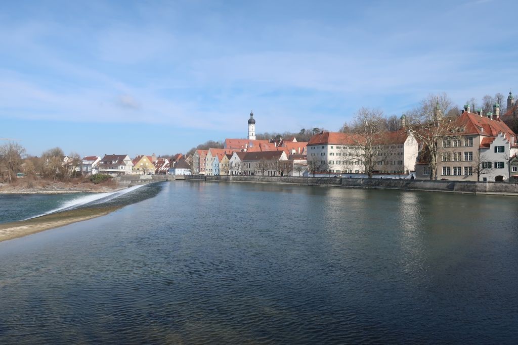 Los geht es in der Altstadt von Landsberg.